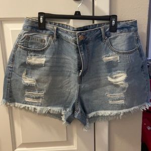 Jean shorts never worn